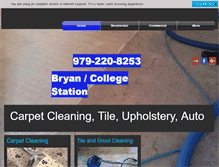 Tablet Screenshot of 1stchoicesteamcleaning.com